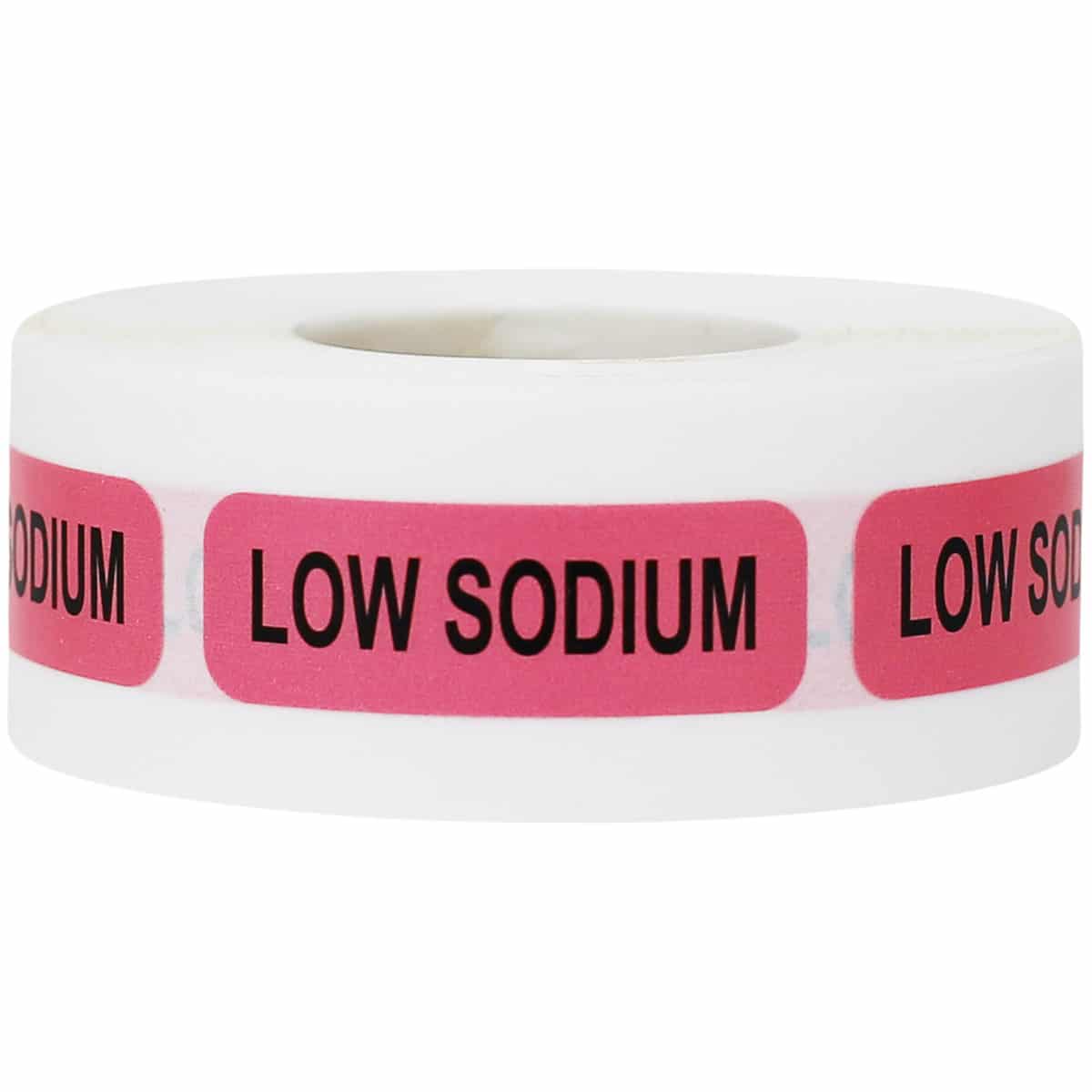 Low Sodium Healthcare Labels 0.5 x 1.5"