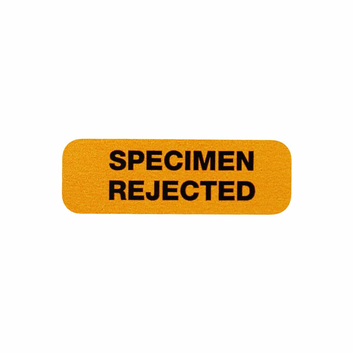 Specimen Rejected File Labels