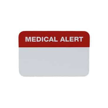 Medical Alert Writable Labels for Healthcare - InStockLabels.com