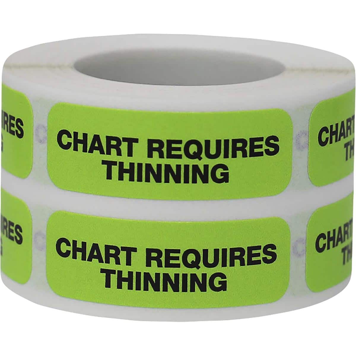 Chart Requires Thinning | Healthcare Labels