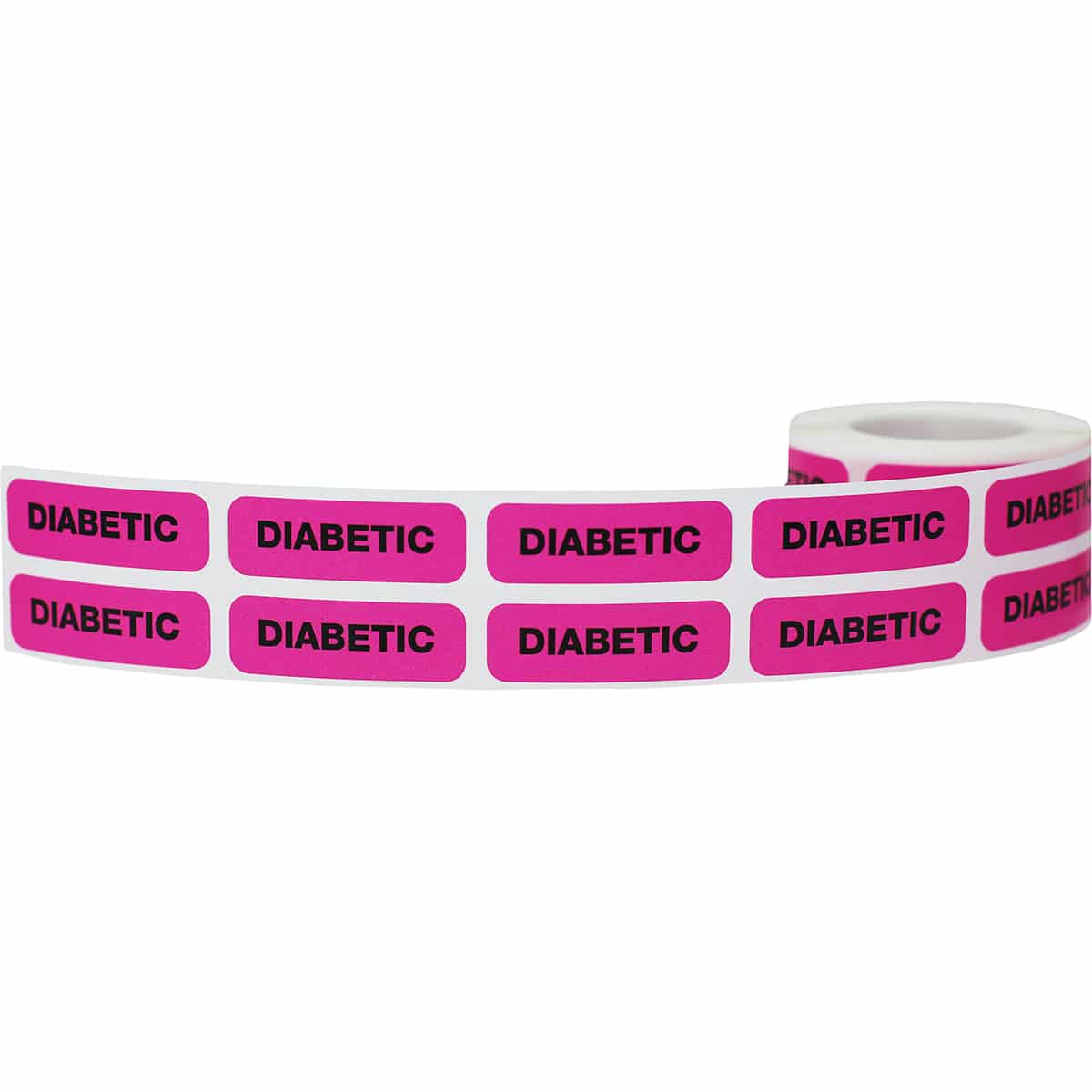 Diabetic Labels For Healthcare Files | 0.5" x 1.5"