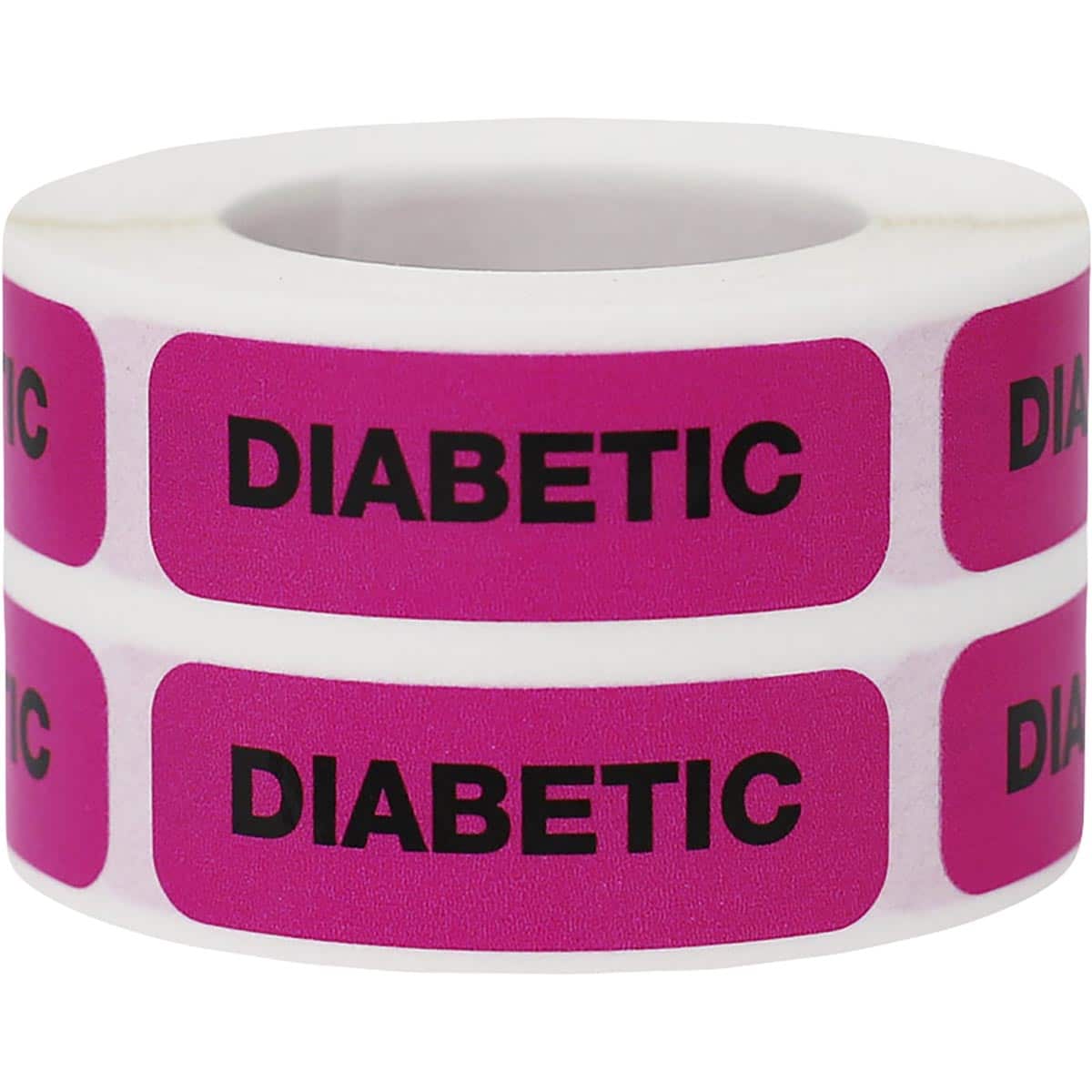 Diabetic Labels For Healthcare Files | 0.5" x 1.5"