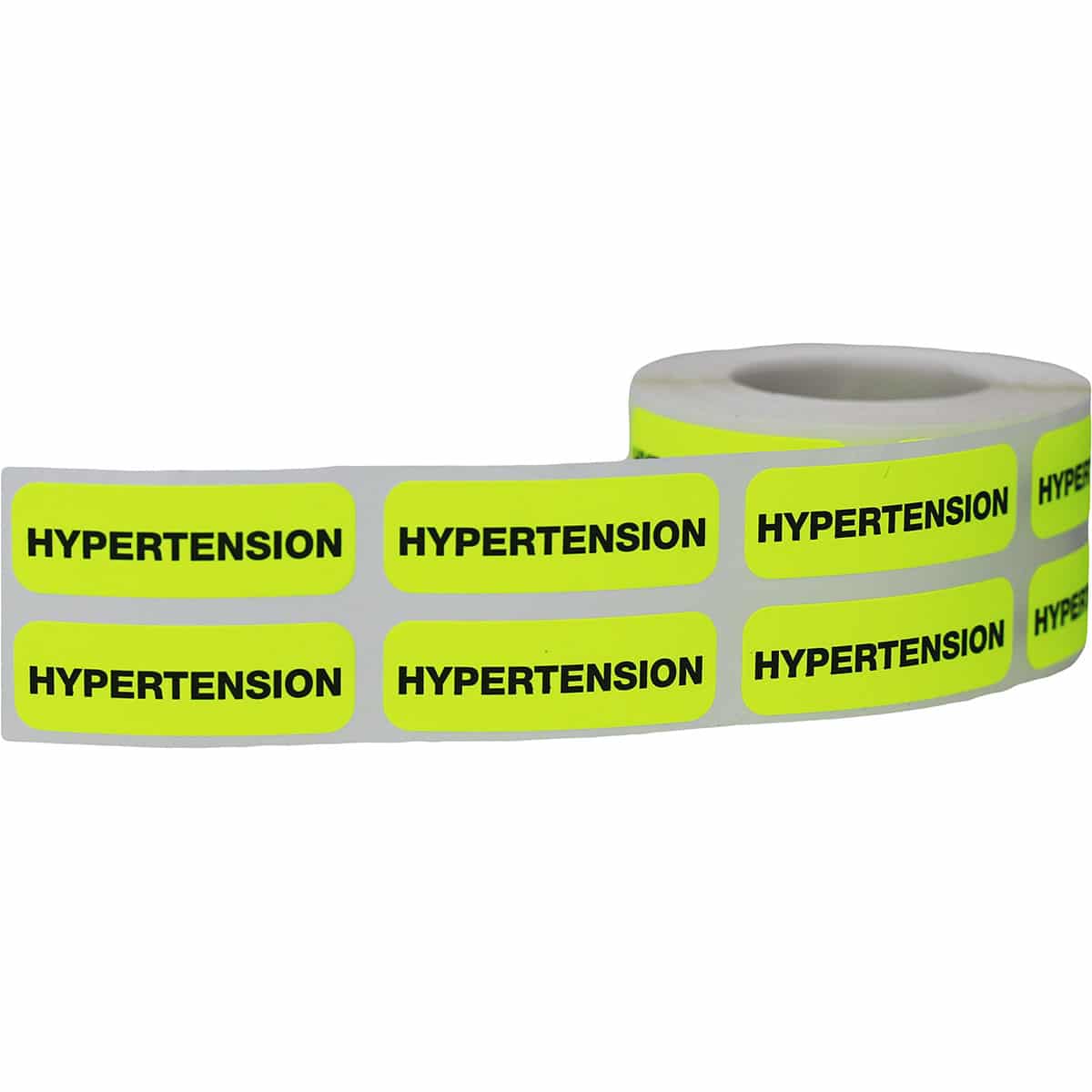 Hypertension Labels for Healthcare | 0.5" x 1.5"