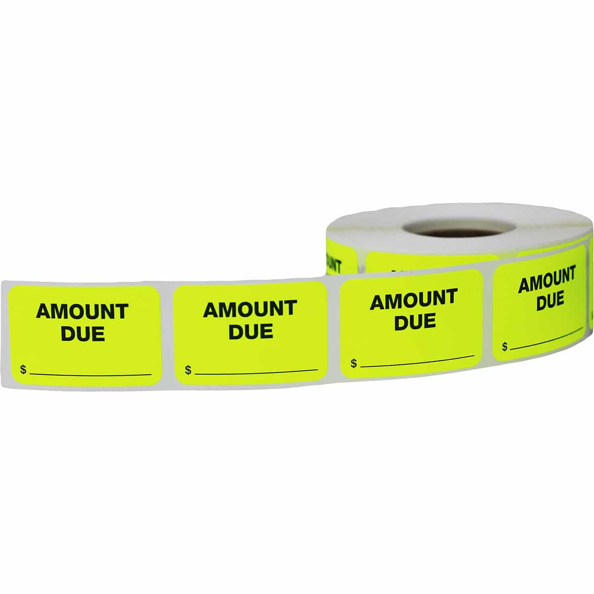 Amount Due Labels | 1" x 1.5"