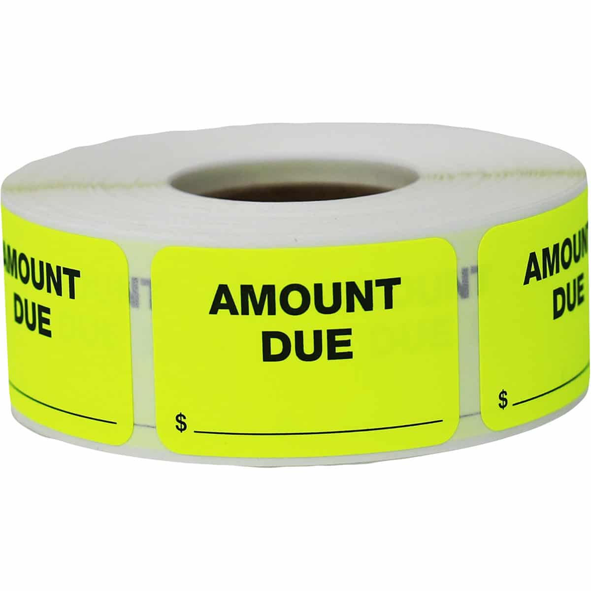 Amount Due Labels | 1" x 1.5"