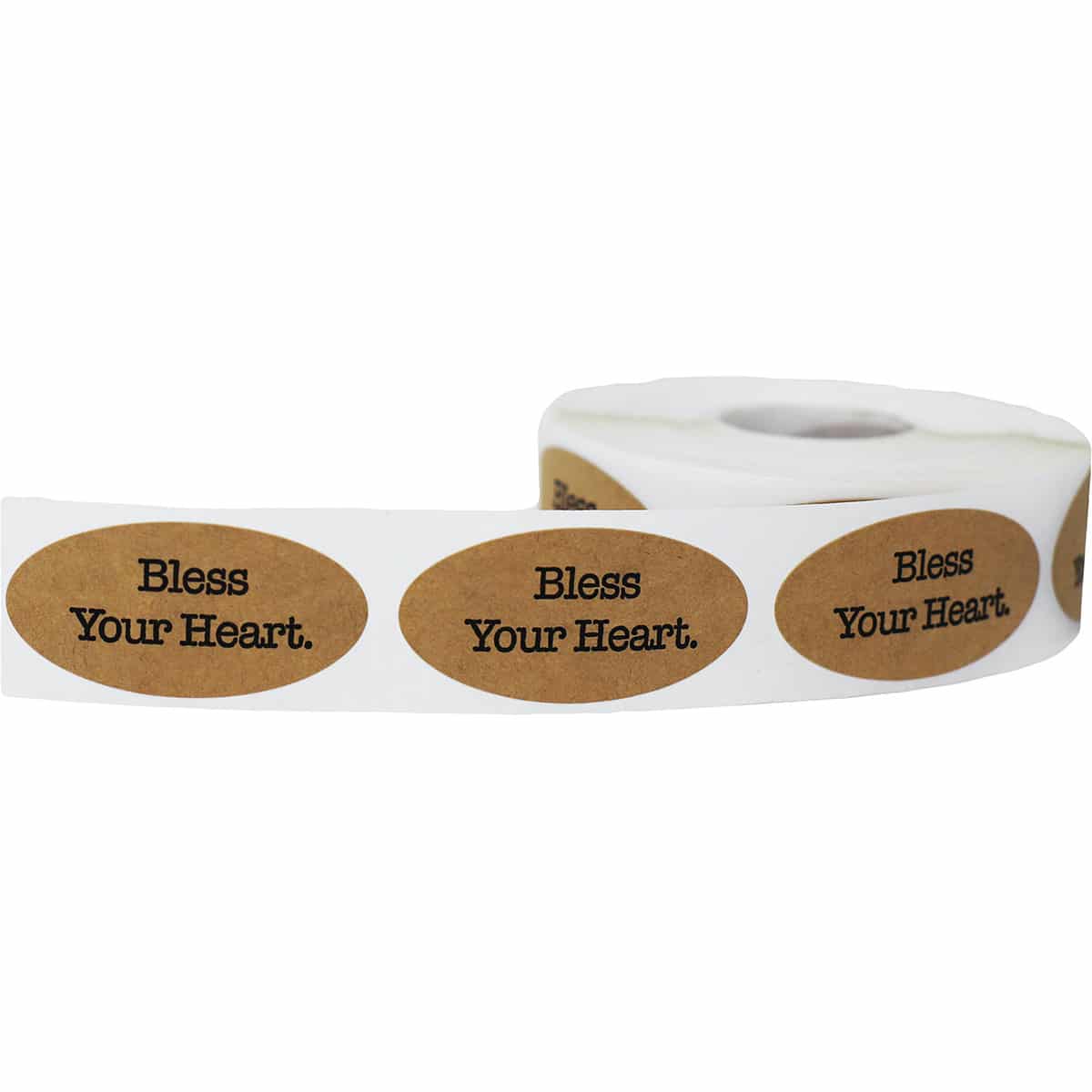 Natural Kraft Bless Your Heart Stickers