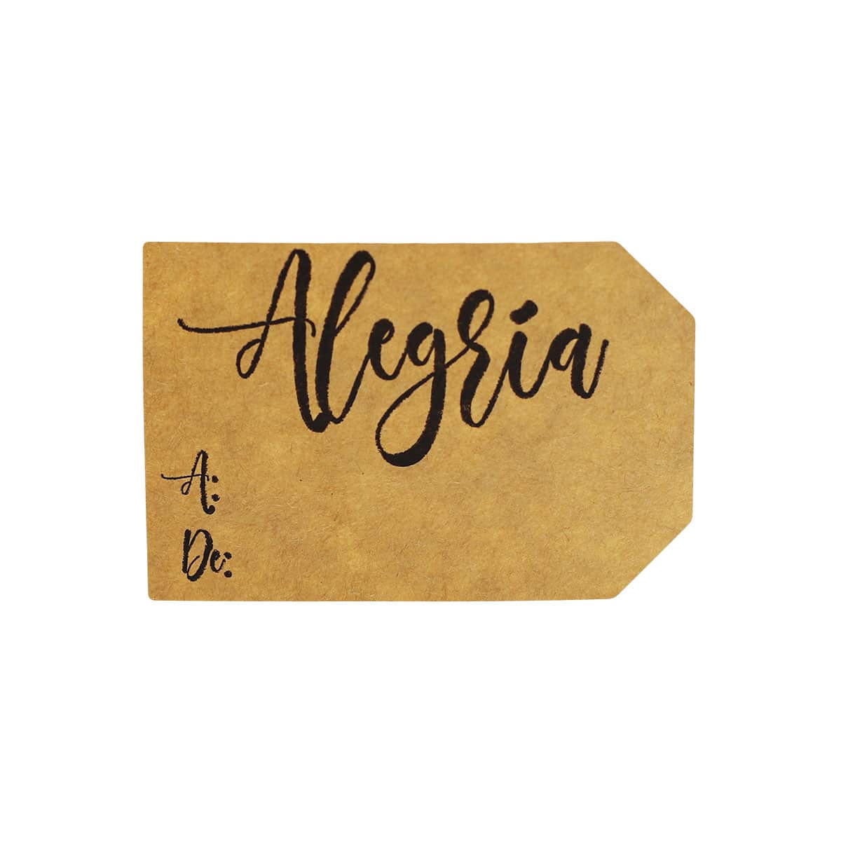 Kraft Spanish Charming Gift Tags QTY 100