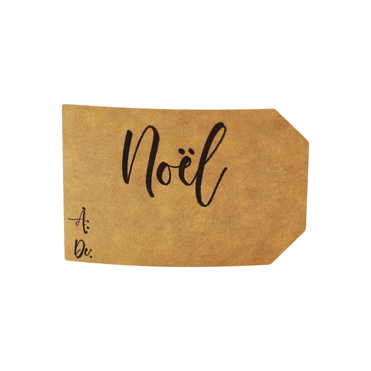 French Christmas Decorations Kraft Gift Tags for Gift Wrapping QTY 100