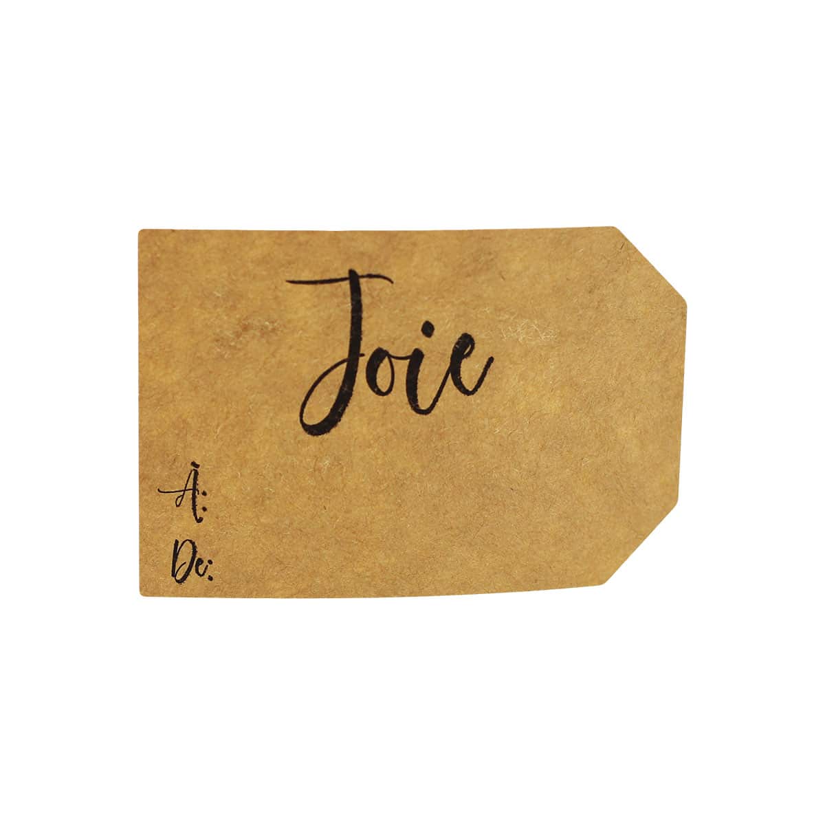 French Christmas Decorations Kraft Gift Tags for Gift Wrapping QTY 100