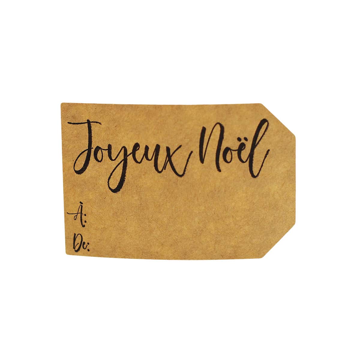 French Christmas Decorations Kraft Gift Tags for Gift Wrapping QTY 100