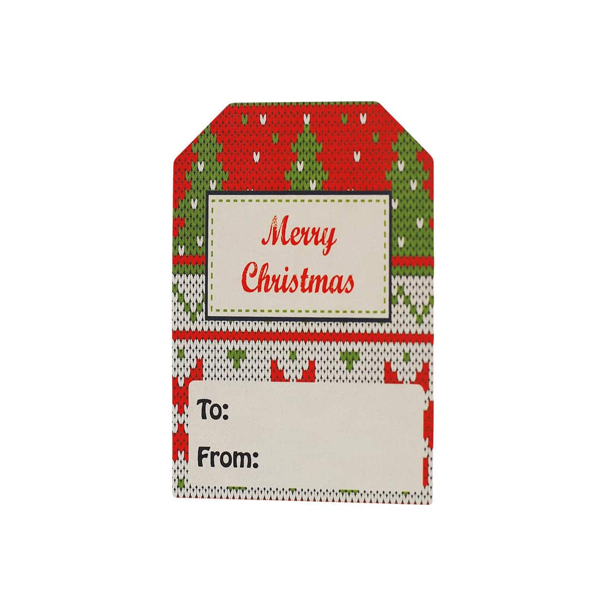 Ugly Christmas Sweater Gift Tags for Holiday Gift Wrapping QTY 100
