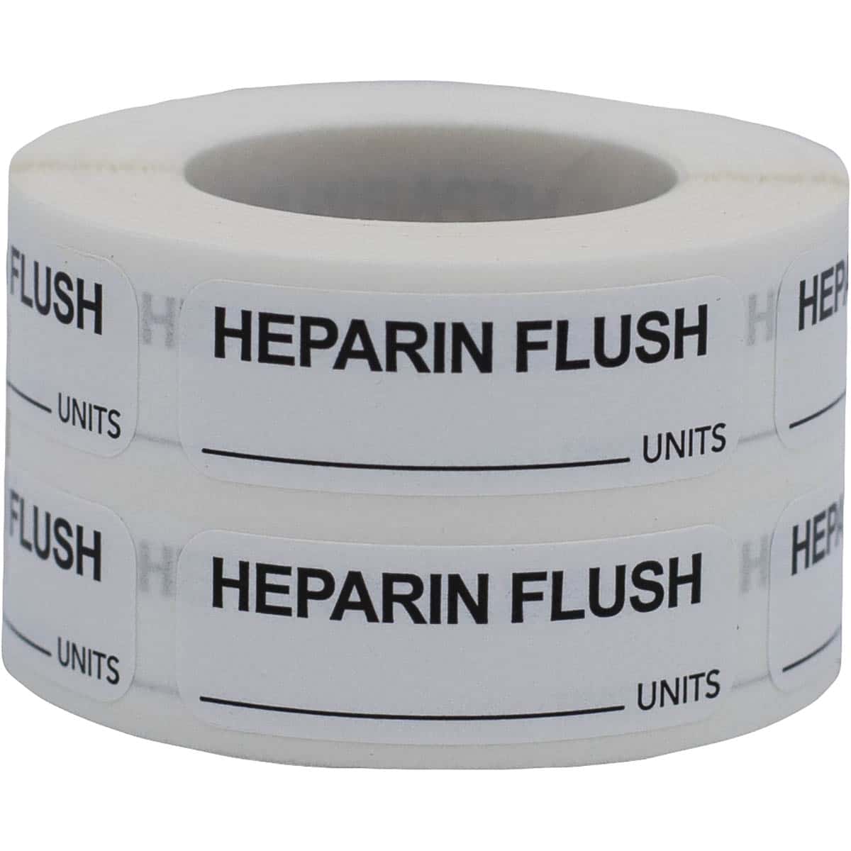 Heparin Flush Labels | 0.5" x 1.5"