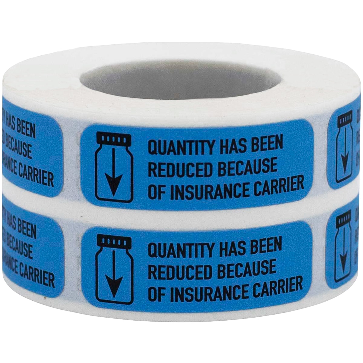 Quantity Has Been Reduced Because of Insurance Carrier Labels | 0.5" x 1.5"