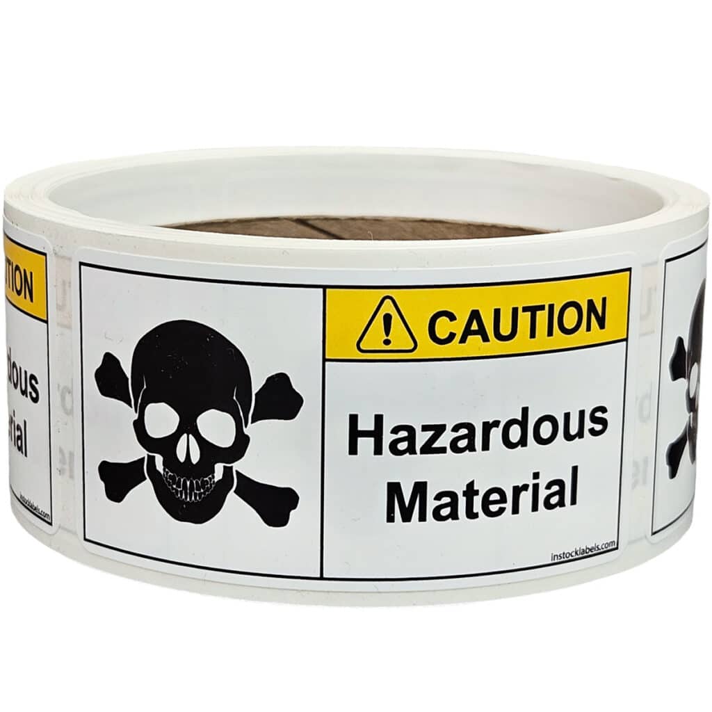 Hazardous Material Toxic Chemical Warning Labels