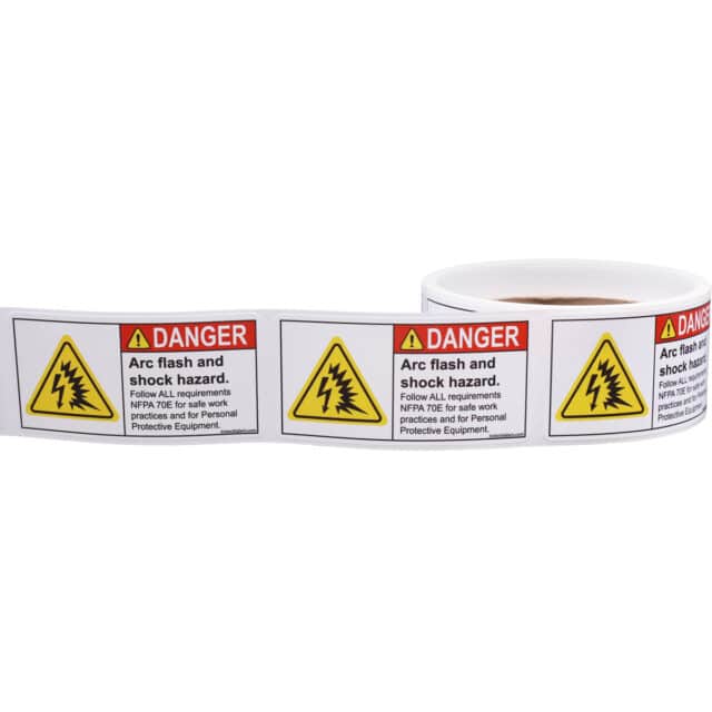 NFPA 70E Arc Flash and Shock Hazard ANSI Danger Labels QTY 100 ...