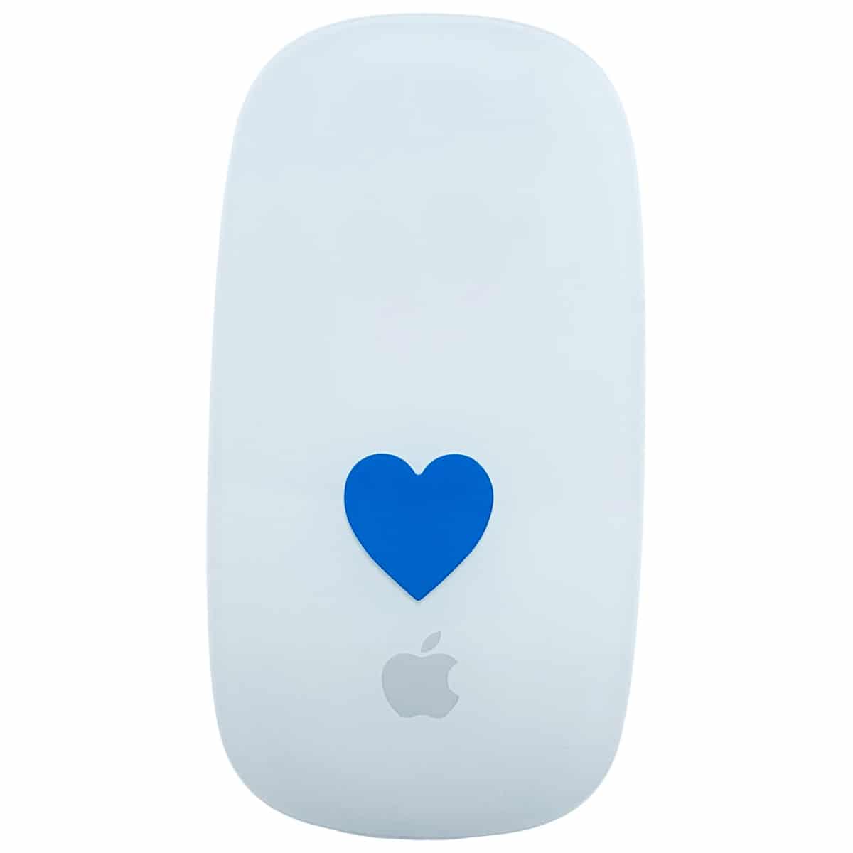 Blue Heart Stickers 3/4 Inch