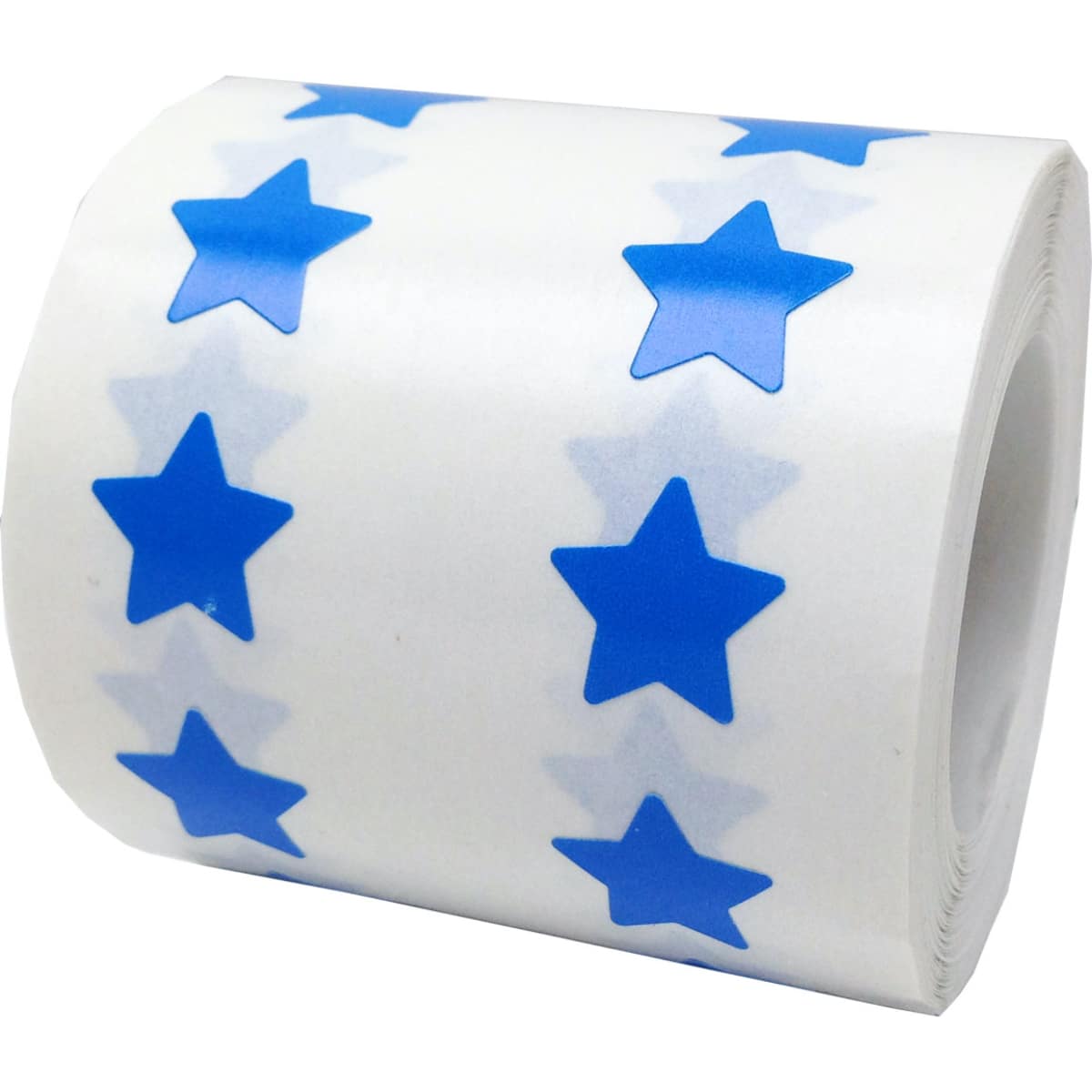 Small Blue Star Stickers 1/2" Inch