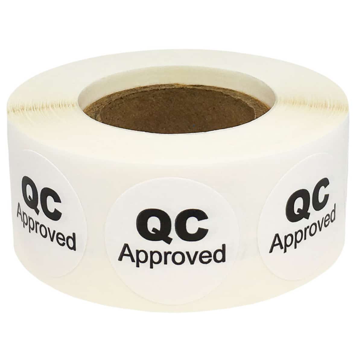 QC Approved Stickers 3/4" Inch Round