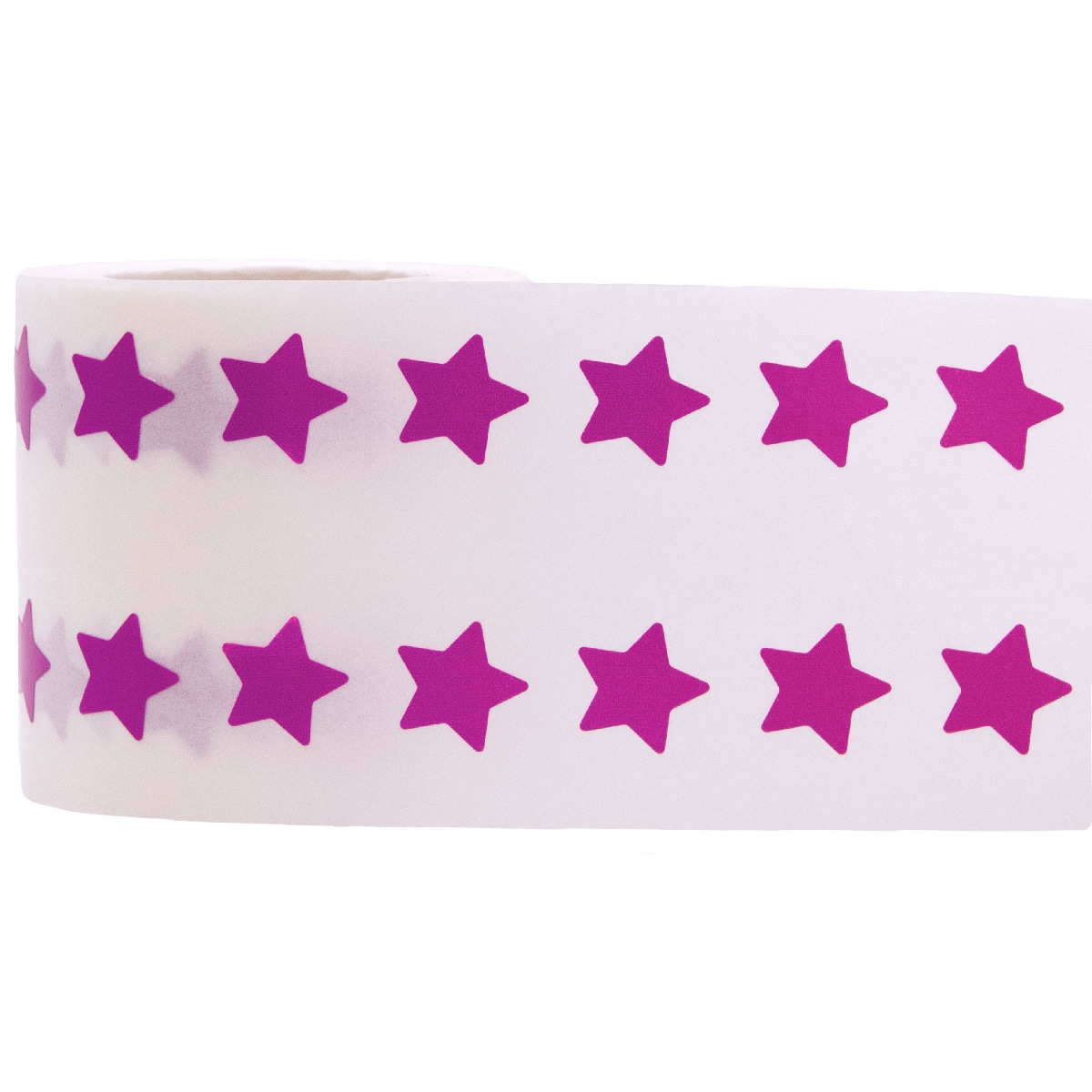 Small Lilac Star Stickers 1/2" Inch