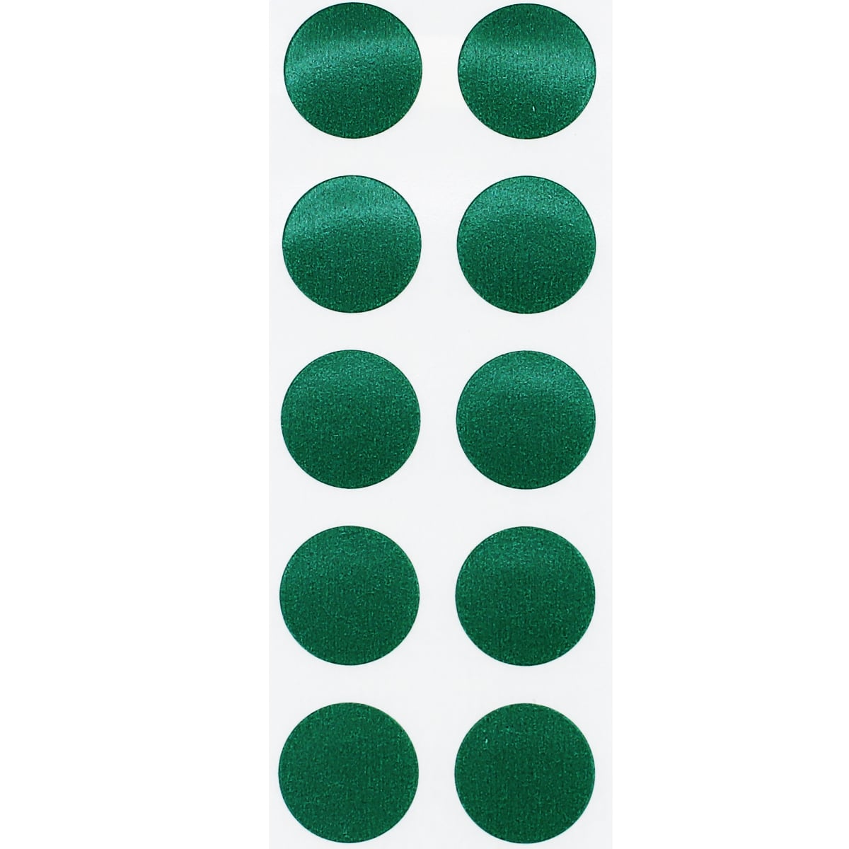 Small Green Dot Stickers 1/2" Round