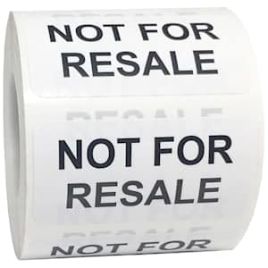 Stickers That Say Not For Resale