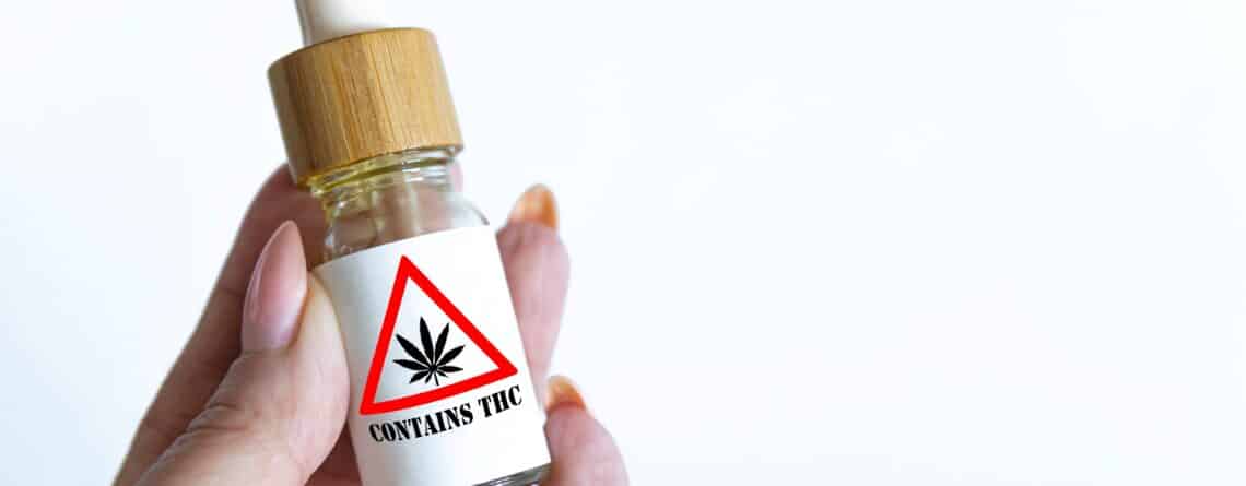 contains THC label