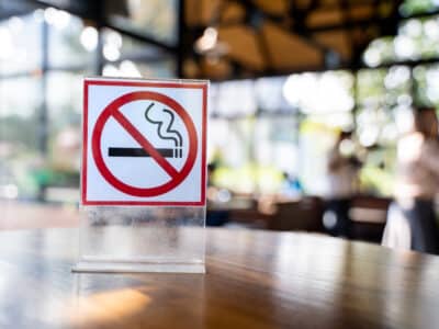 when to use no smoking stickers