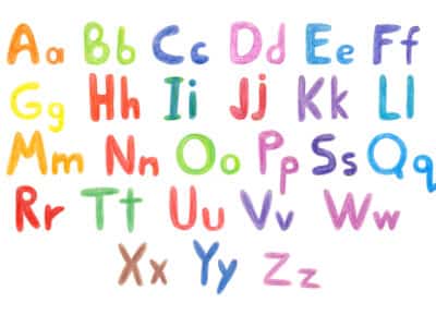 alphabet learning