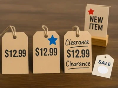 Star Stickers for July 4th Displays